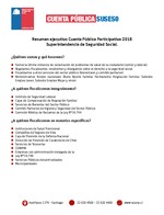 Resumen Ejecutivo Cuenta Pública 2018