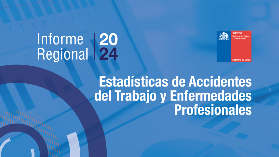 Imagen de la portada del informe impreso de estadísticas de accidentes del trabajo y enfermedades profesionales