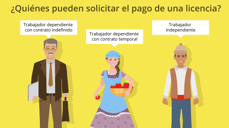 ¿Quiénes pueden solicitar una licencia médica?