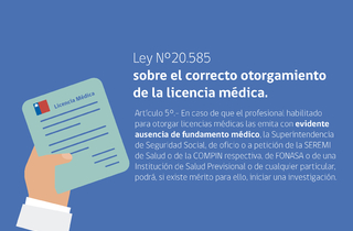 Mal uso de licencia médicas