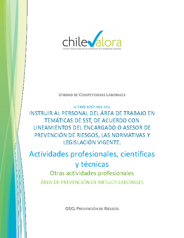 Unidad de Competencia Laboral 1 - Monitor de SST