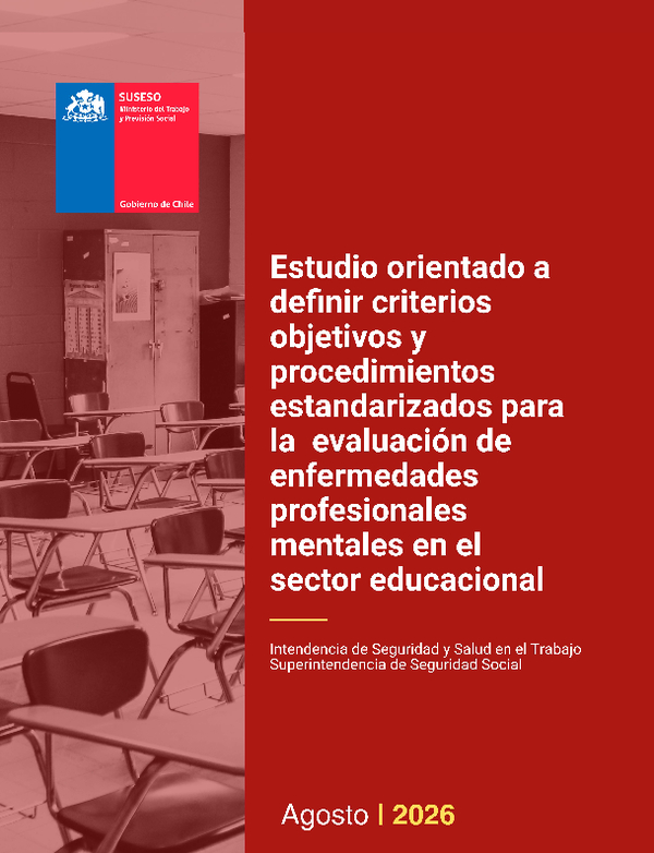 ESTUDIO DE CALIFICACIÓN DE ENFERMEDADES MENTALES SECTOR EDUCACIONAL