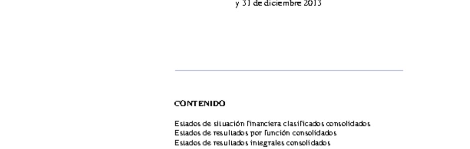 Estados financieros al 30 de junio de 2014