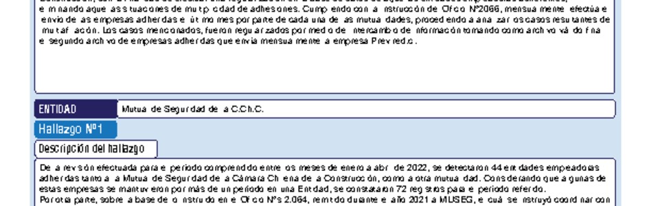 Informe de fiscalización 19-2022/IFE02