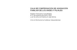 Estados Financieros Consolidados al 31 de diciembre de 2024 y 2023
