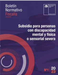 Boletín N°1-2023, l Subsidio para personas con discapacidad mental y física o sensorial severa para menores de 18 años de edad Boletín N°1-2023, l Subsidio para personas con discapacidad mental y física o sensorial severa para menores de 18 años de edad