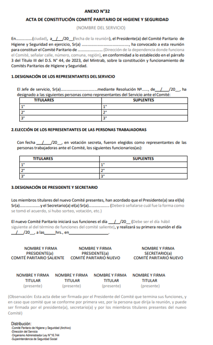 Acta de constitución