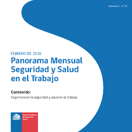 Panorama Mensual Seguridad y Salud en el Trabajo febrero 2016