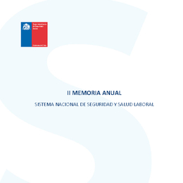 Memoria Anual del Sistema Nacional de Seguridad y Salud Laboral 2014