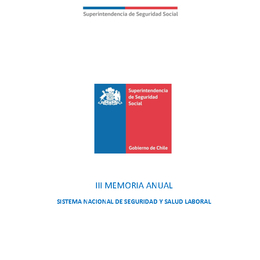 Memoria Anual del Sistema Nacional de Seguridad y Salud Laboral 2015