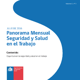 Panorama Mensual Seguridad y Salud en el Trabajo julio 2016