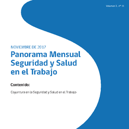 Panorama Mensual Seguridad y Salud en el Trabajo noviembre 2017