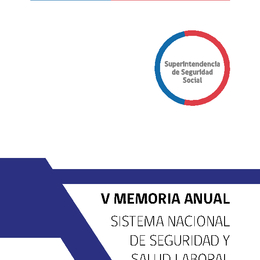 Memoria Anual del Sistema Nacional de Seguridad y Salud Laboral Mayo 2018