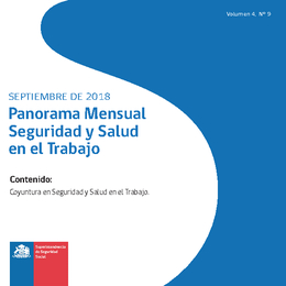 Panorama Mensual Seguridad y Salud en el Trabajo Septiembre 2018