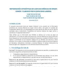 Metodología estadísticas generales de LM y SIL del año 2017