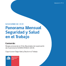 Panorama Mensual Seguridad y Salud en el Trabajo noviembre 2020.