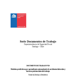 Documento 20: Modelos predictivos por aprendizaje automatizado de accidentes laborales y factores psicosociales del trabajo