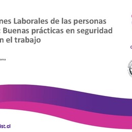 Condiciones laborales de las personas mayores: Buenas prácticas en Seguridad y Salud en el Trabajo. Ángela Arenas (Vicerrectoría Académica, Unidad de Formación General, Universidad Finis Terrae-IST)