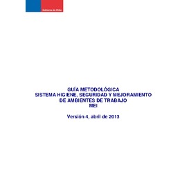 Guía Metodológica Sistema de Higiene y Seguridad