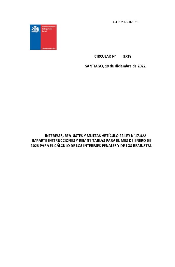 Circular 3715 - SUSESO: Biblioteca de Recursos