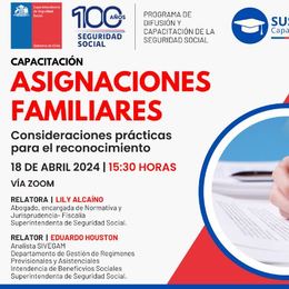 Asignaciones familiares, consideraciones prácticas para el reconocimiento