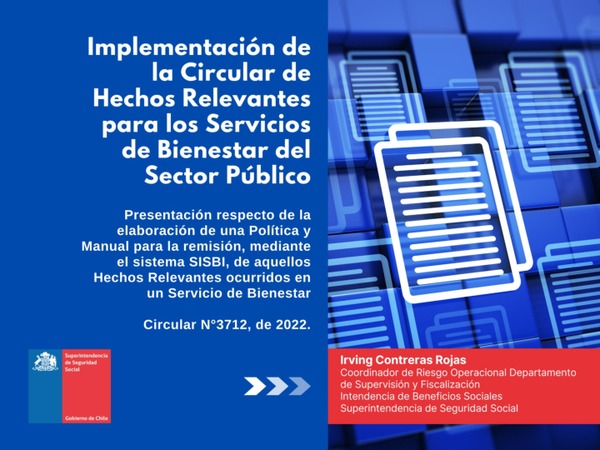 Implementación de la Circular de Hechos Relevantes para los Servicios de Bienestar del Sector Público