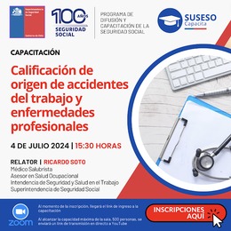 presentación  realizada por el doctor Ricardo Soto, profesional de la Intendencia de Seguridad y Salud del Trabajo de nuestra Superintendencia.