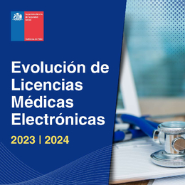 Informe anual Evolución de Licencias Médicas Electrónicas 2023-2024.