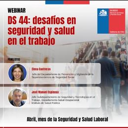 DS 44: Desafíos en seguridad y salud en el trabajo