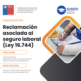 Reclamación asociada al seguro laboral (Ley 16.744)
