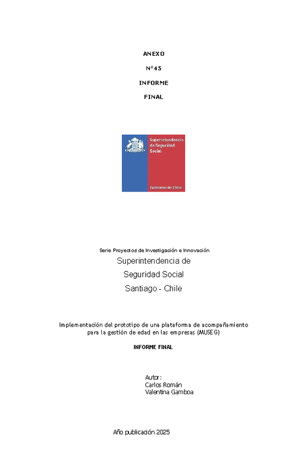 Implementación del prototipo de una plataforma de acompañamiento para la gestión de edad en las empresas