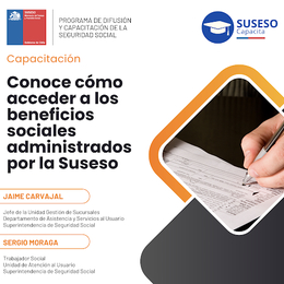 Cómo acceder a los beneficios sociales administrados por la SUSESO