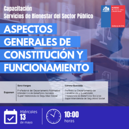 Servicios de Bienestar: Aspectos generales de constitución y funcionamiento