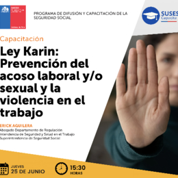 Ley Karin: Prevención del acoso laboral y/o sexual y la violencia en el trabajo