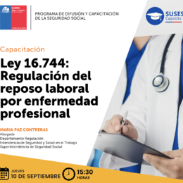 Ley 16.744: Regulación del reposo laboral por enfermedad profesional