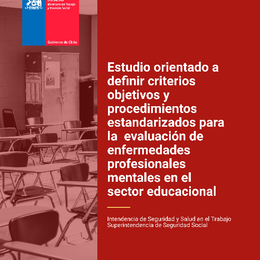 ESTUDIO DE CALIFICACIÓN DE ENFERMEDADES MENTALES SECTOR EDUCACIONAL